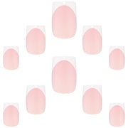 Elegant Touch False Nails Sharp Square Medium Length - French 164 (Loose)